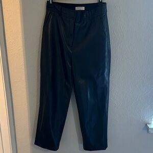 Babaton Women's Black Leather Pants